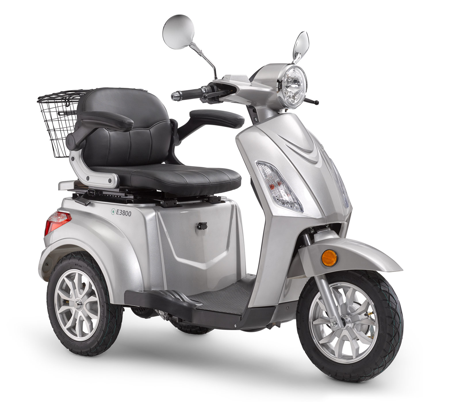 weiß max Reichweite bis zu 60 km Elektro Scooter mit 2000 Watt Bosch Motor Elektroroller LuXXon E3100LI 45 km/h